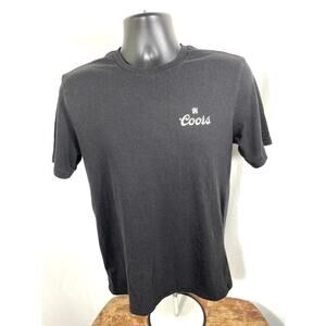 Brixton Coors Banquet Black Tee Crackle Graphic Size S